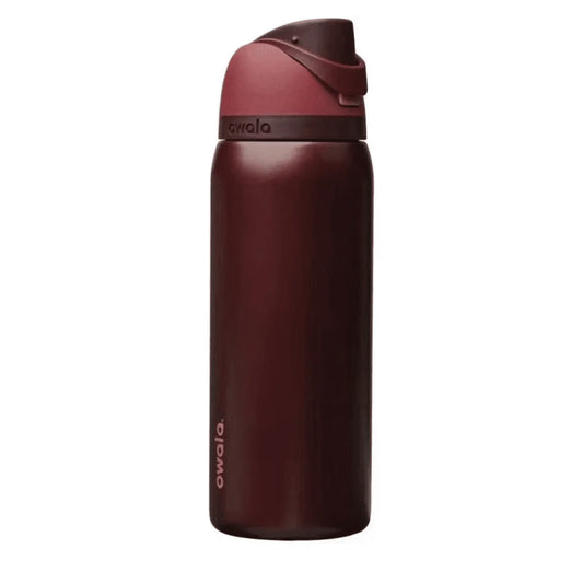 Owala FreeSip Insulated Stainless Steel Water Bottle 32oz – Black Cherry