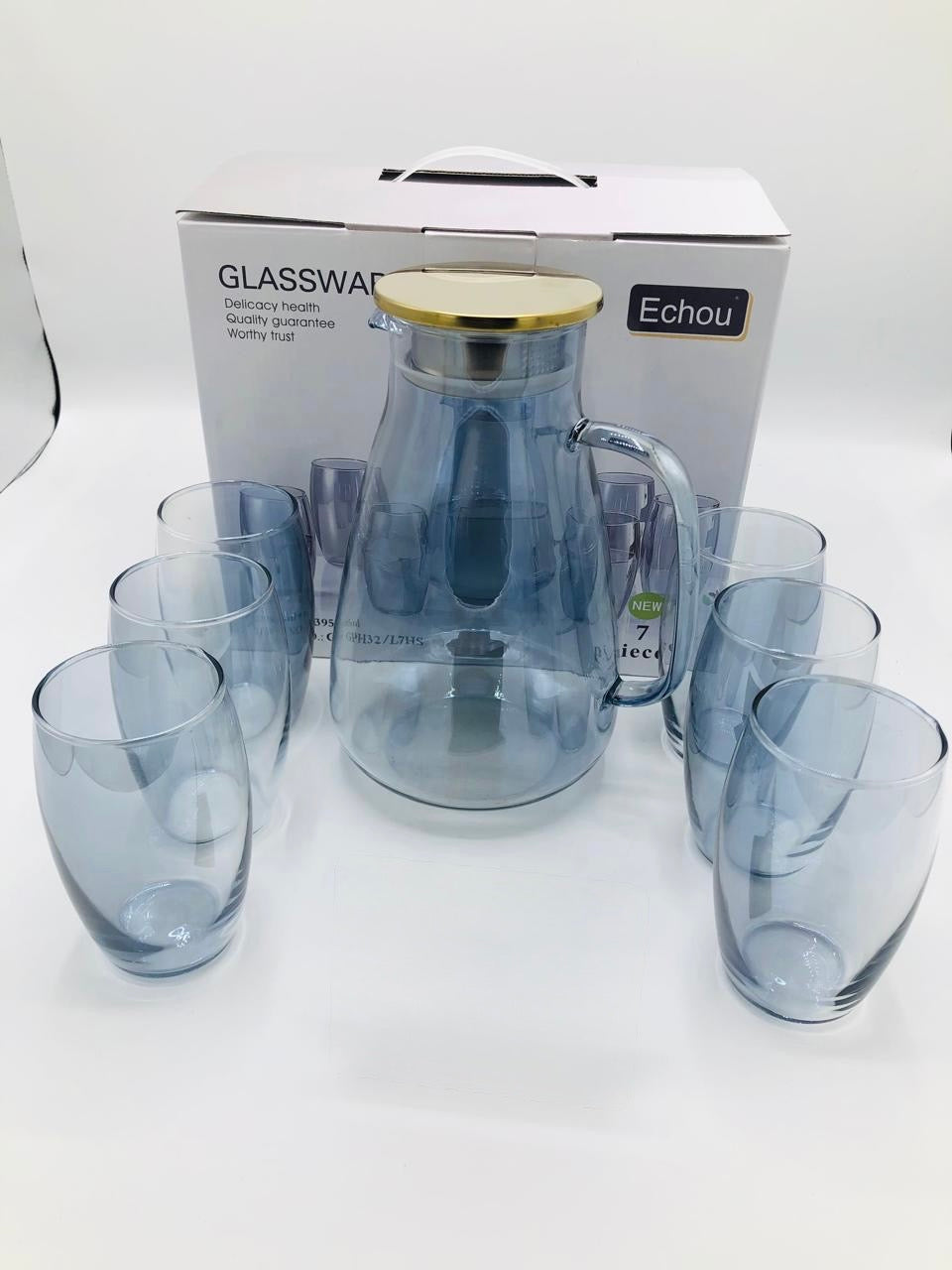 High Borosilicate Glass 7Pcs Water Set