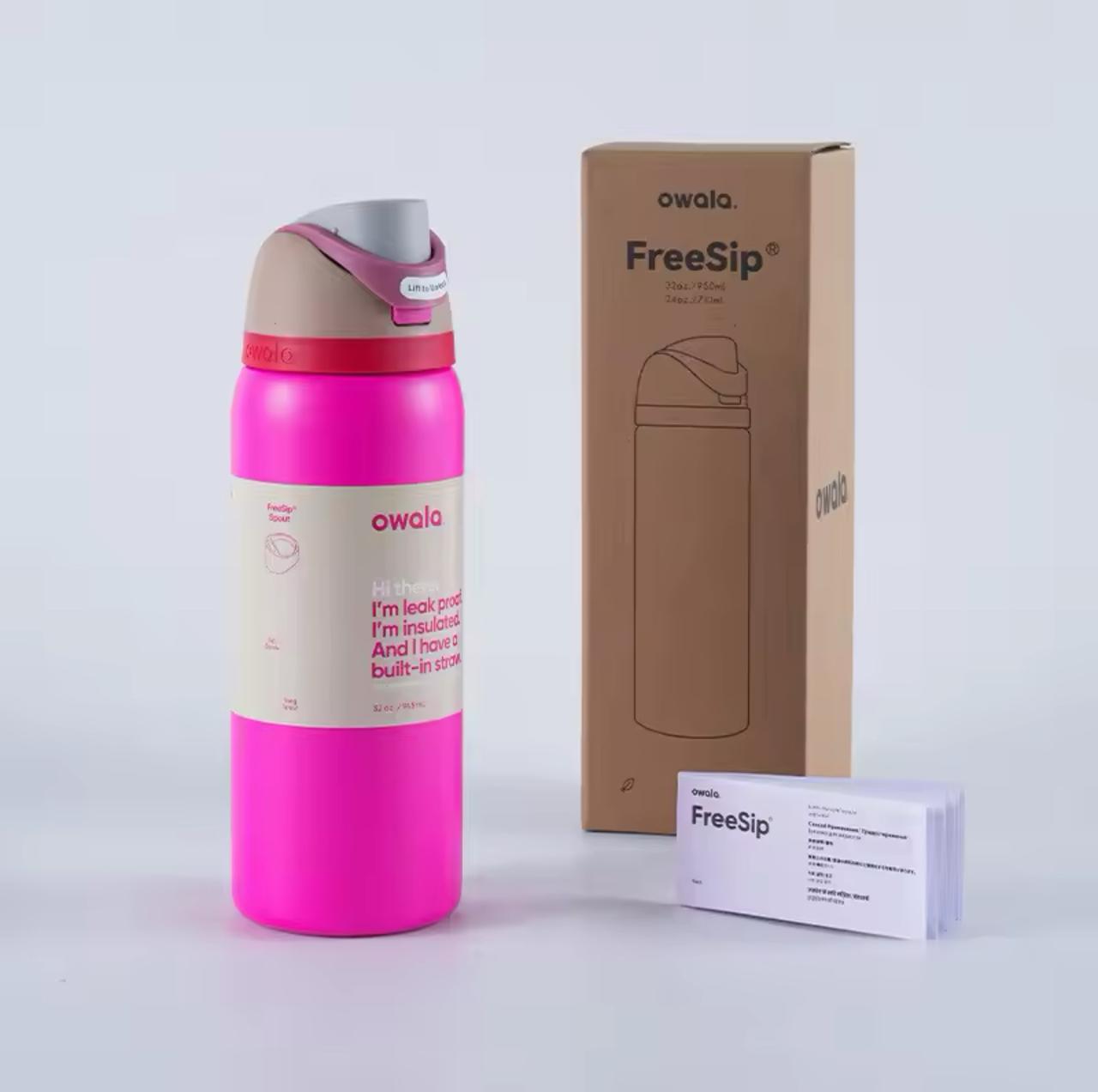 Original Owala Insulated Stainless Steel Water Bottle with Straw, BPA-Free Sports Water Bottle