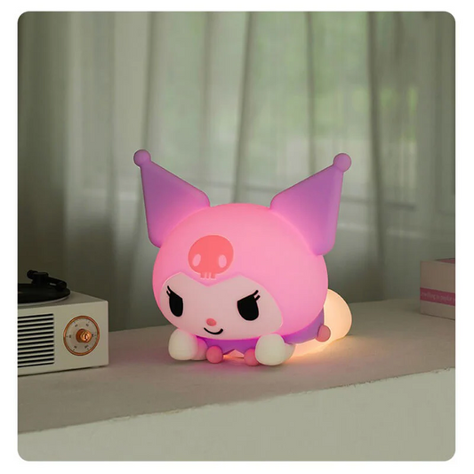 Kuromi Touch Sensor LED Night Light – Color Changing Rechargeable Desk Lamp