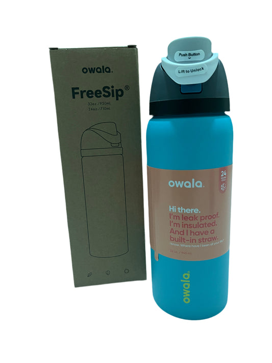 Original Owala Insulated Stainless Steel Water Bottle with Straw, BPA-Free Sports Water Bottle 32oz