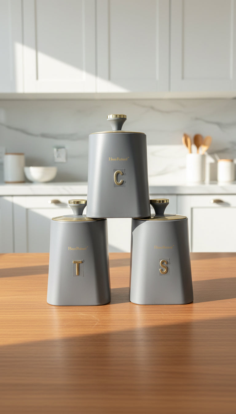 HausRoland Luxe Trio Canister 3Pcs Set