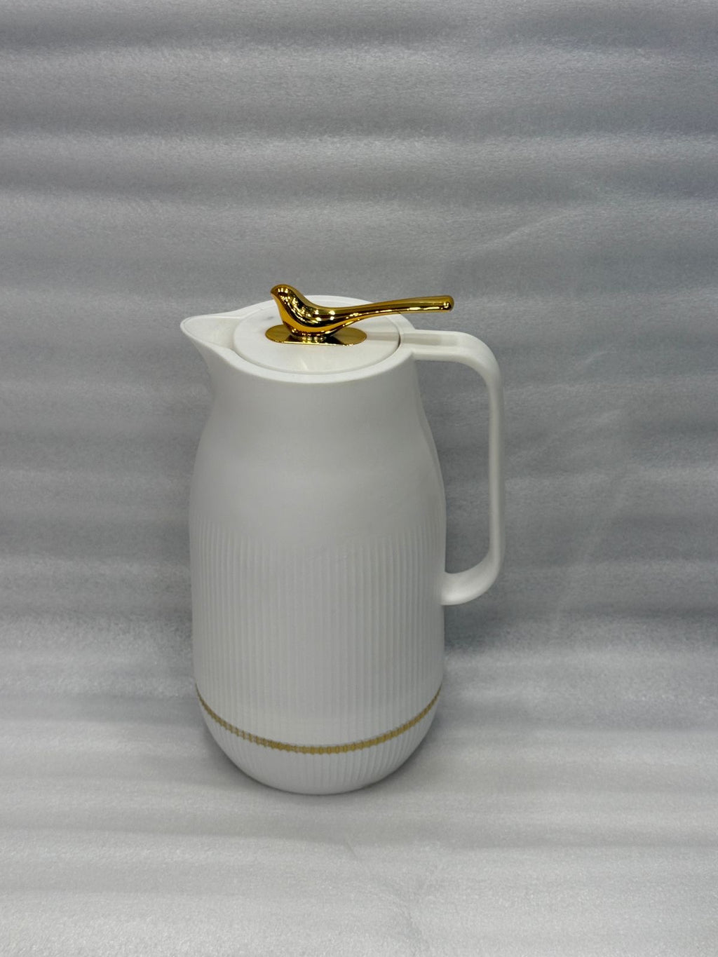 Arabic-style insulated thermal coffee carafe or vacuum flask - 1L