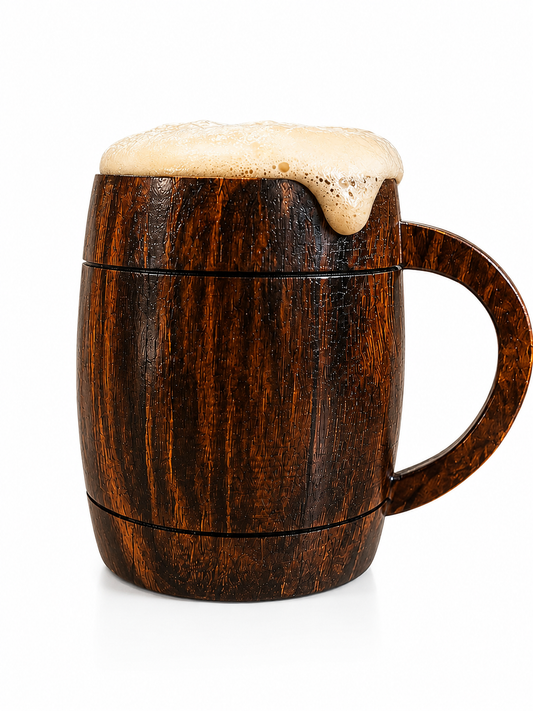 400ml Rose Wood Barrel Mug