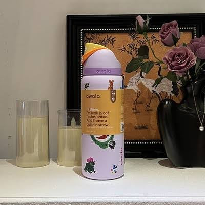 Original Owala Freesip Water Bottle 24oz Dear Dairy