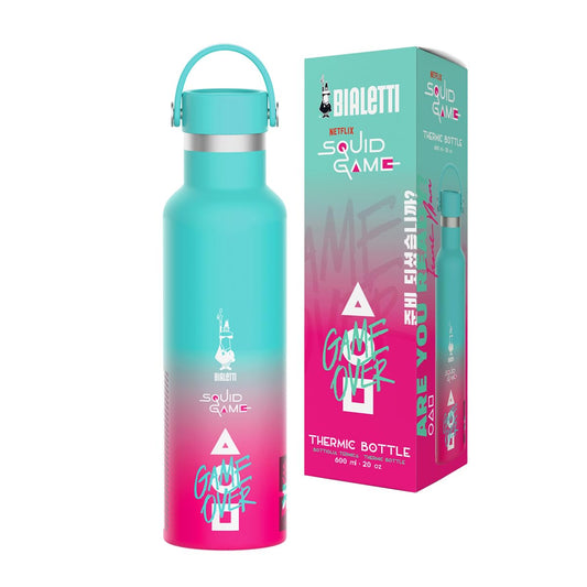 Bialetti x Netflix Squid Game Insulated Bottle 600ml – Limited Edition Stainless Steel
