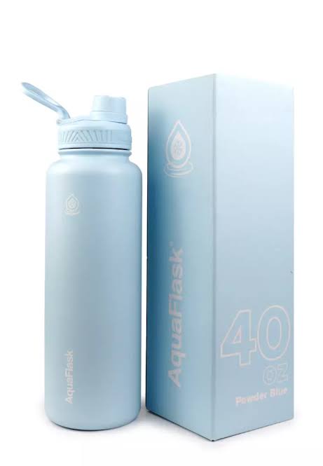 AquaFlask Bottle - (POWDER BLUE)