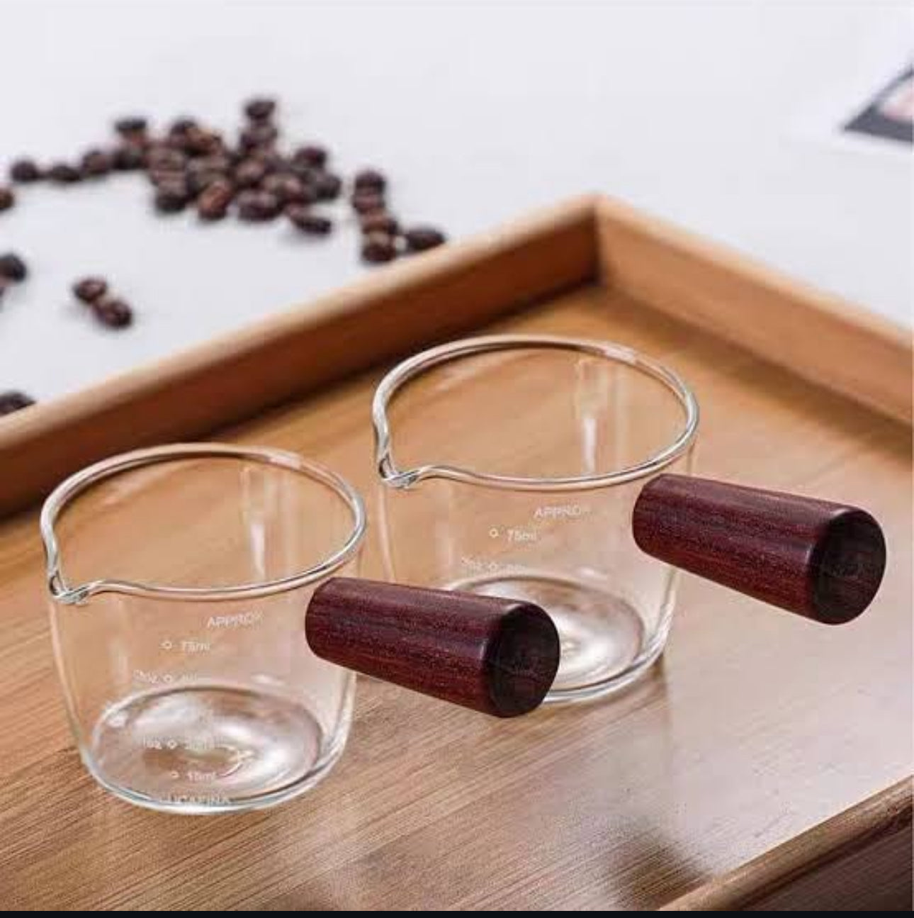 Elevate your coffee game with our 150ml espresso measuring shots!