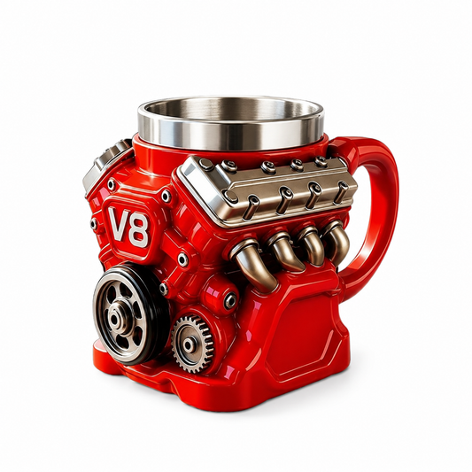 3D V8 Engine Shaped Coffee Mug – 400ml