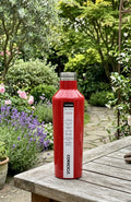Corkcicle Canteen 16oz Insulated Water Bottle - Gloss Red - Stainless Steel & BPA Free