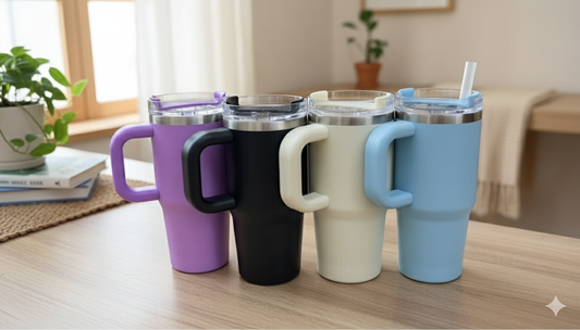 Stainless Steel Mini Tumbler With Straw | 500Ml
