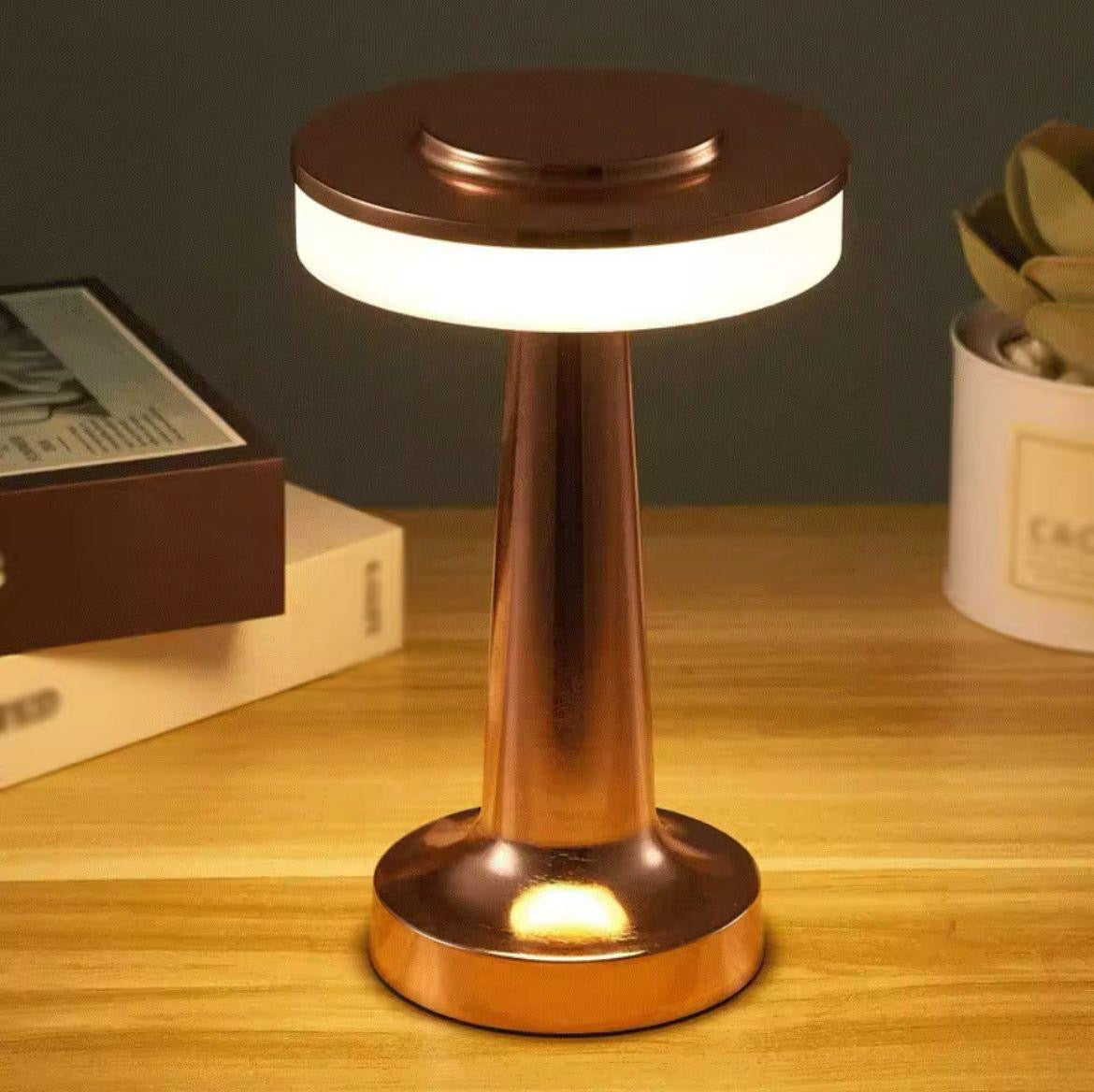 Retro Dumbbell Shaped Night Light 3 Levels Brightness Space