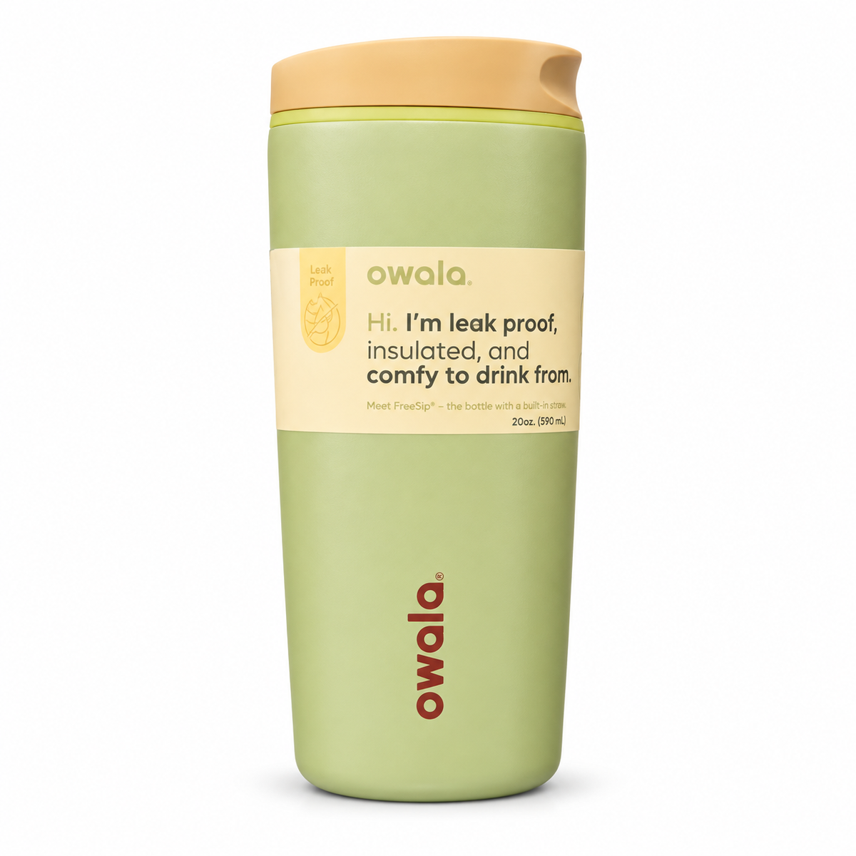 Owala SmoothSip Slider Insulated Coffee Tumbler (20 oz / 590 ml)