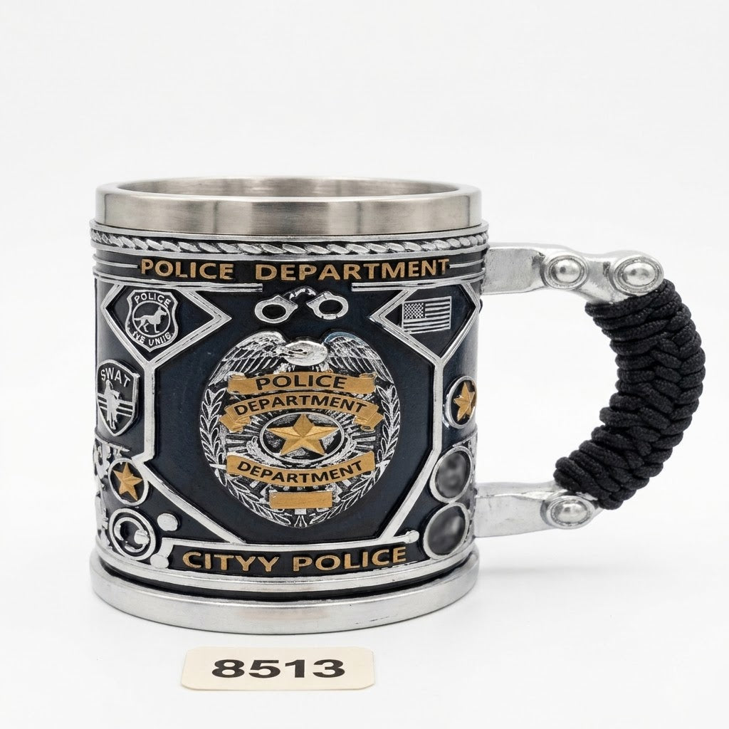 3D Police Department Coffee Mug & Tankard – 500ml