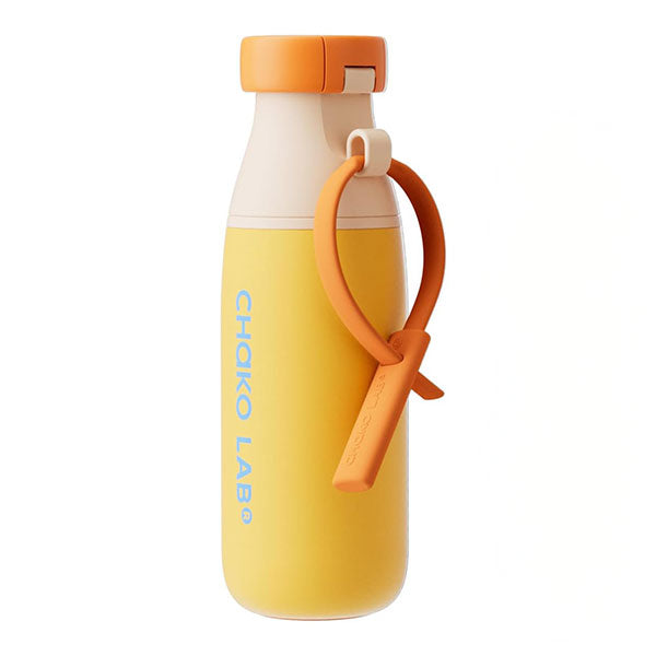 Chako Lab 520ml Insulated Water Bottle – Leakproof Milk Bottle Design with Carry Strap