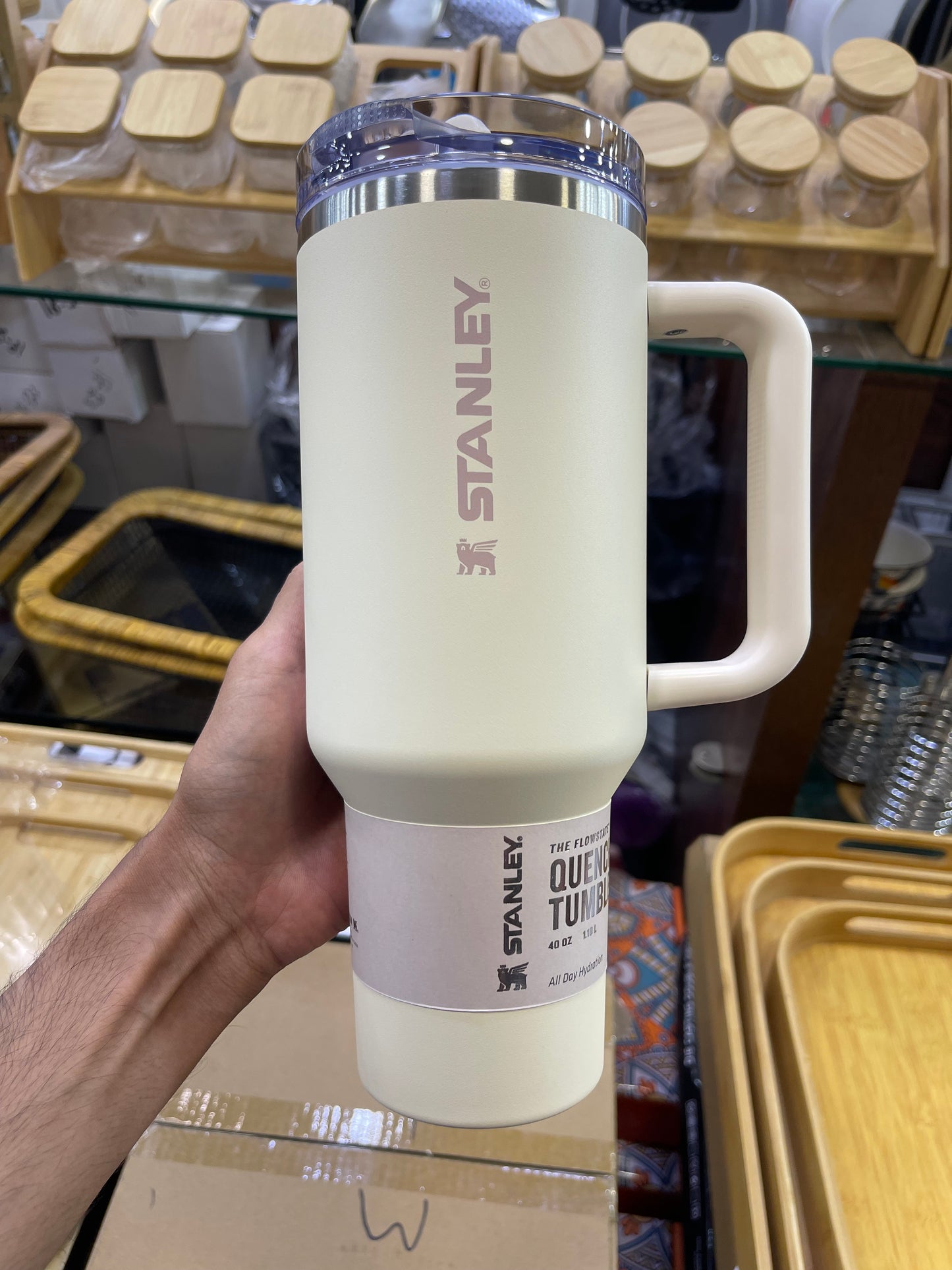 Stanley The Quencher ProTour Flip Straw Tumbler 40 OZ Cream