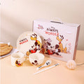 Disney "Always Wonder" Mickey & Pluto 6-Piece Ceramic Dining Set with Gift Box