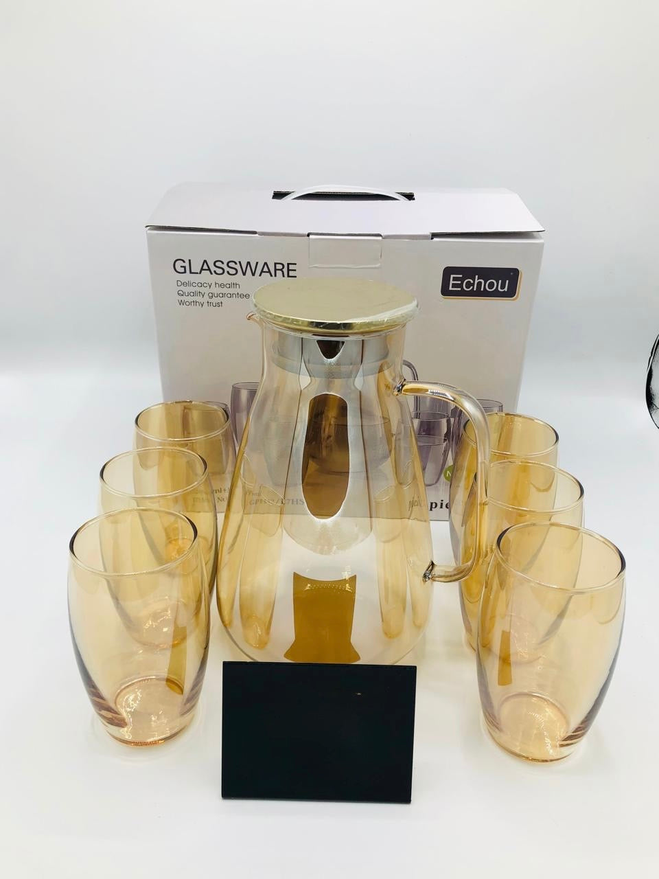 High Borosilicate Glass 7Pcs Water Set