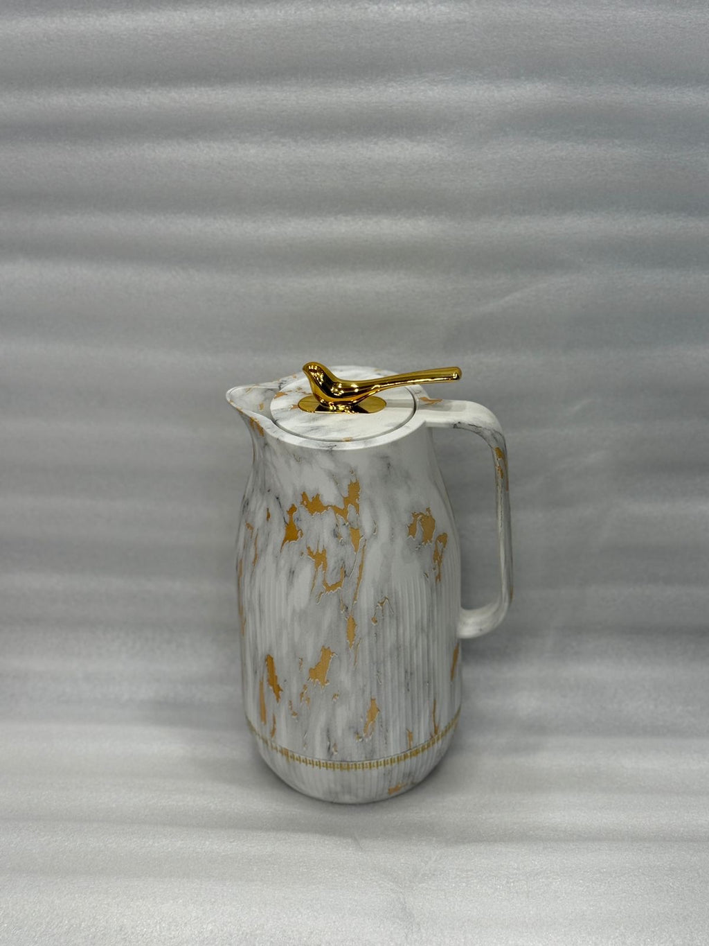 Arabic-style insulated thermal coffee carafe or vacuum flask - 1L