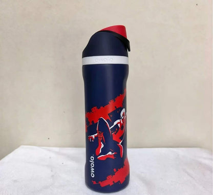 Owala FreeSip® Insulated Stainless Steel Water Bottle – Marvel Spider-Man “Swing of Things” 24oz