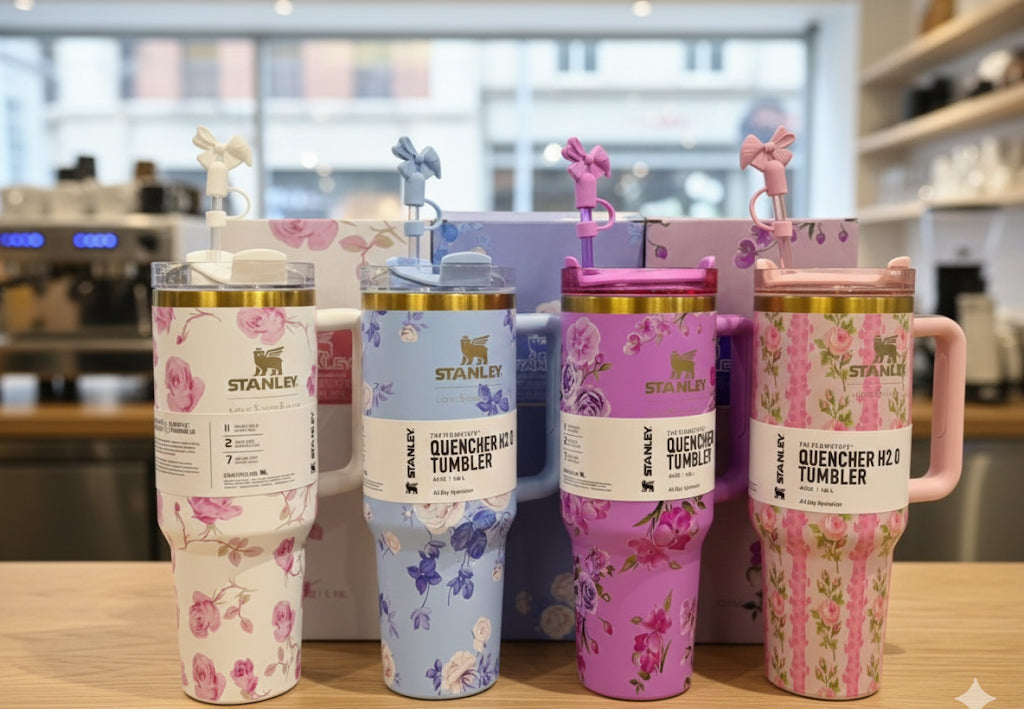 LoveShackFancy X Stanley Quencher FlowState 2.0 Tumbler | 40oz ( PREMUIM QUALITY)