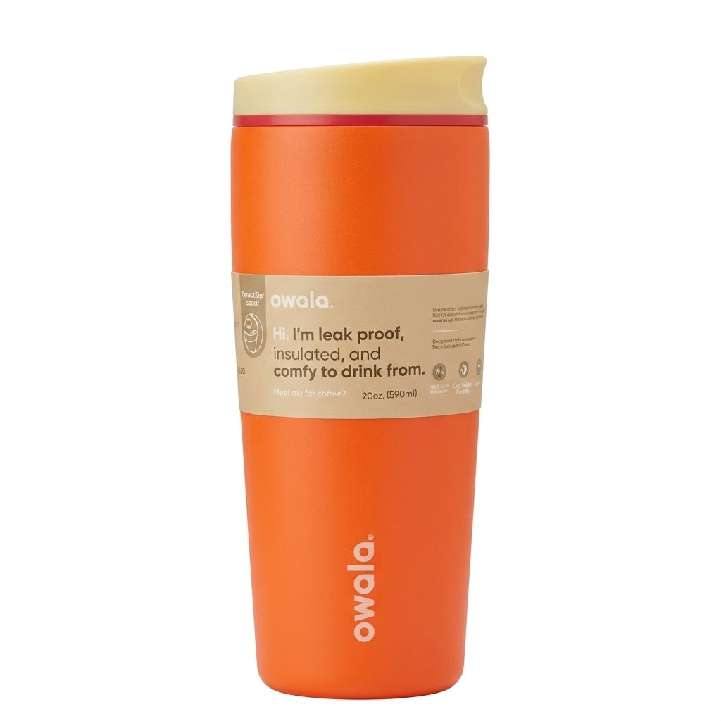 Owala SmoothSip Slider Insulated Coffee Tumbler (20 oz / 590 ml)