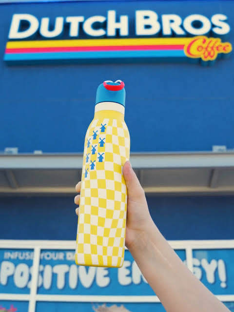 Owala x Dutch Bros “Always Stoked” FreeSip Twist Insulated Stainless Steel Water Bottle | 24oz