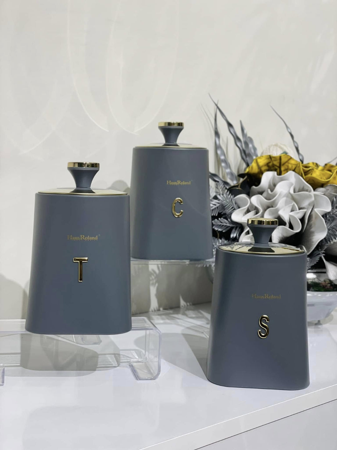 HausRoland Luxe Trio Canister 3Pcs Set