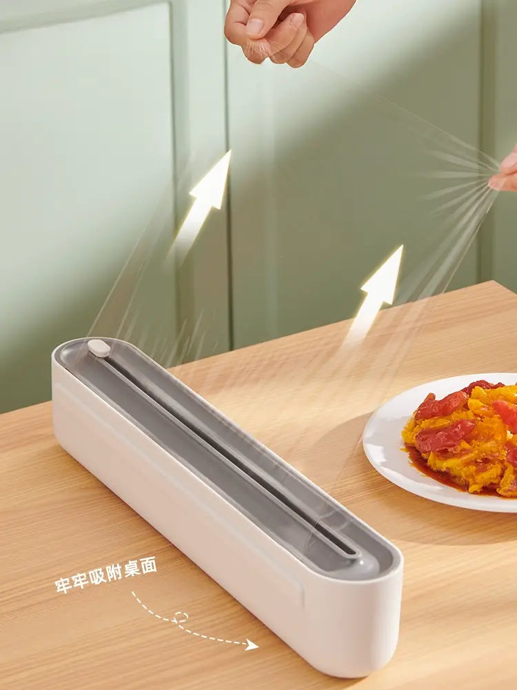 Ecoco Premium Plastic Wrap Cutter With Cling Film