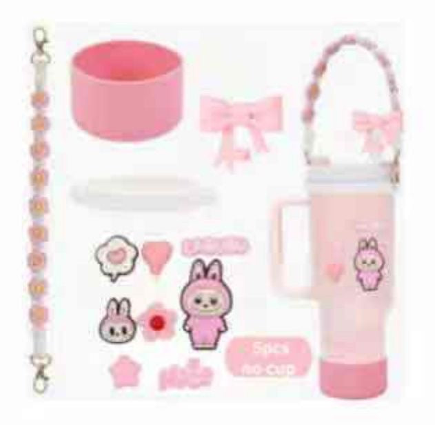 Stanley Accessories Labubu With Stickers 11Pcs