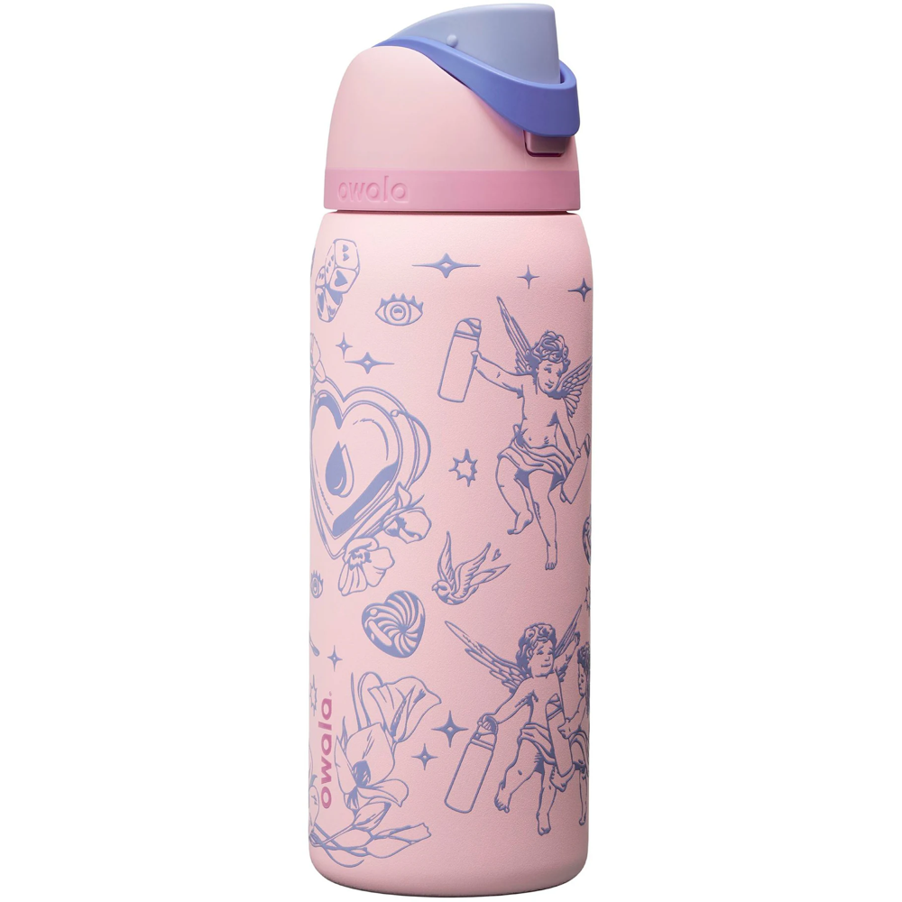 Owala FreeSip 32oz Insulated Stainless Steel Water Bottle – Shot to the Heart Limited Edition