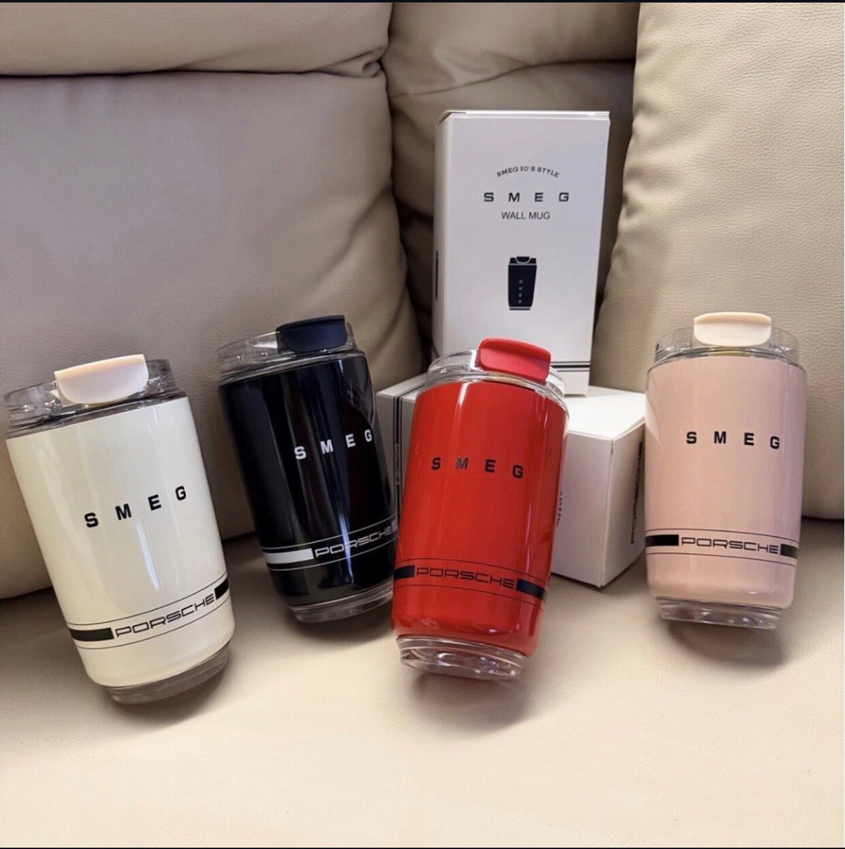 SMEG x Porsche Insulated Travel Coffee Mug – 240ml