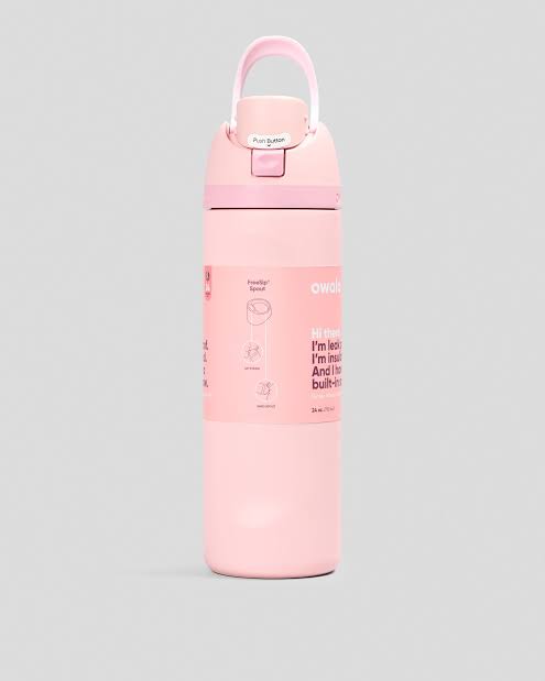 Owala FreeSip 32oz Insulated Stainless Steel Water Bottle – Rose Quartz