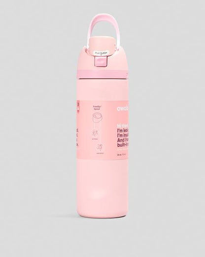 Owala FreeSip 32oz Insulated Stainless Steel Water Bottle – Rose Quartz