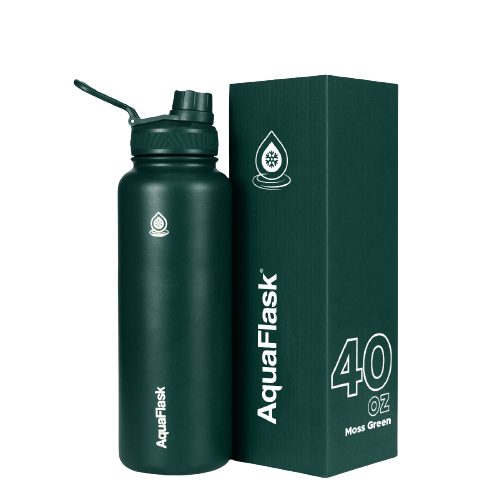AquaFlask Bottle - (Moss Green)