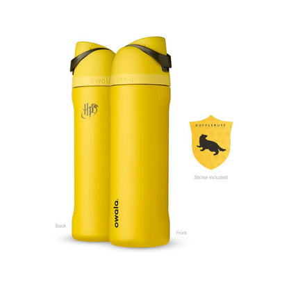 Owala Harry Potter FreeSip Stainless Steel Water Bottle – Hufflepuff Edition (24 oz / 710 ml)