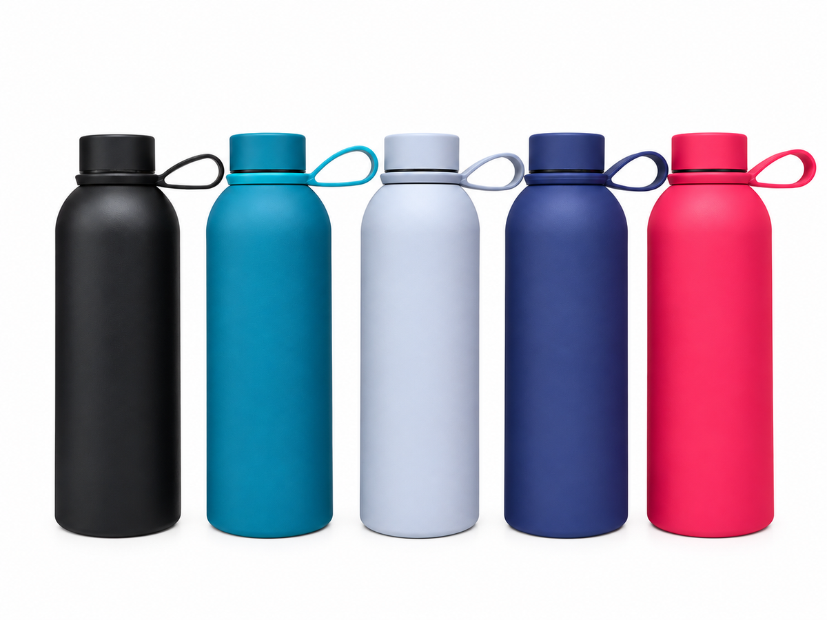 500ml Stainless Steel Insulated Water Bottle with Carry Loop