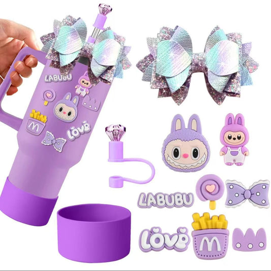 STANLEY QUENCHER LABUBU CHARACTER ACCESSORIES SET