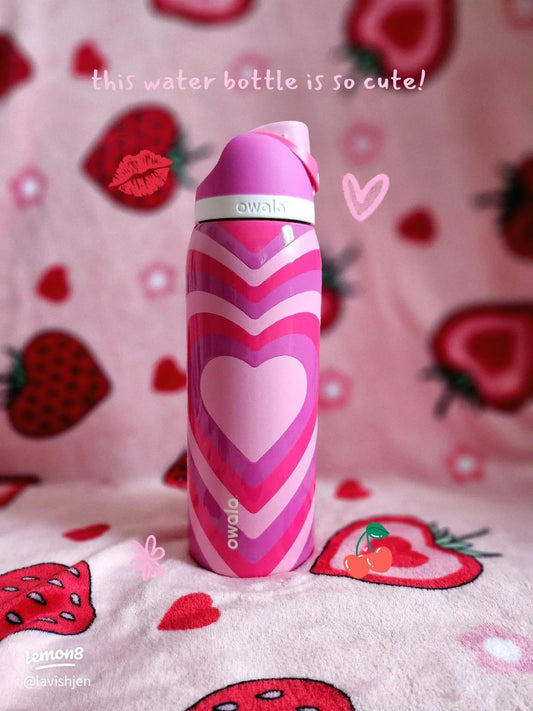 Owala FreeSip 32oz Insulated Stainless Steel Water Bottle – I Heart U