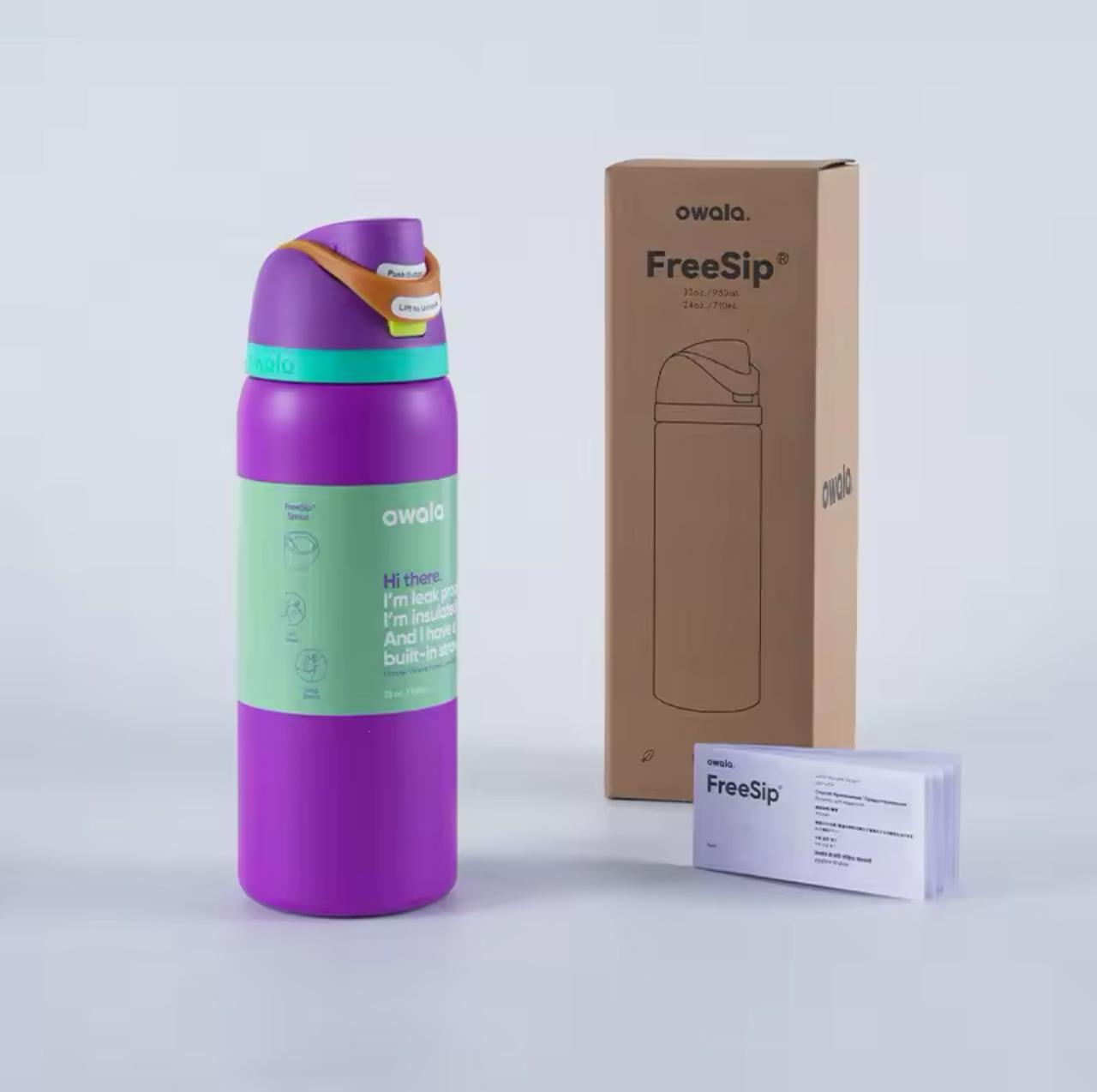 Original Owala Insulated Stainless Steel Water Bottle with Straw, BPA-Free Sports Water Bottle