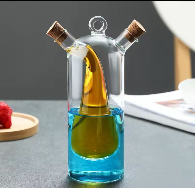 Oil & Vinegar Double Wall Borosilicate Glass Bottle
