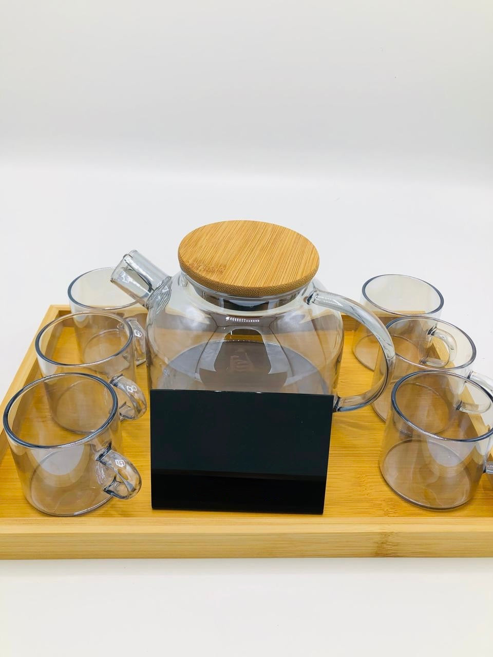 8  Pcs Kehva Set with Bamboo Tray