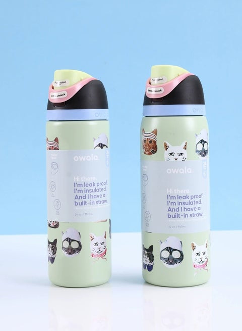 Owala x Cat College Insulated FreeSip Water Bottle | 32oz