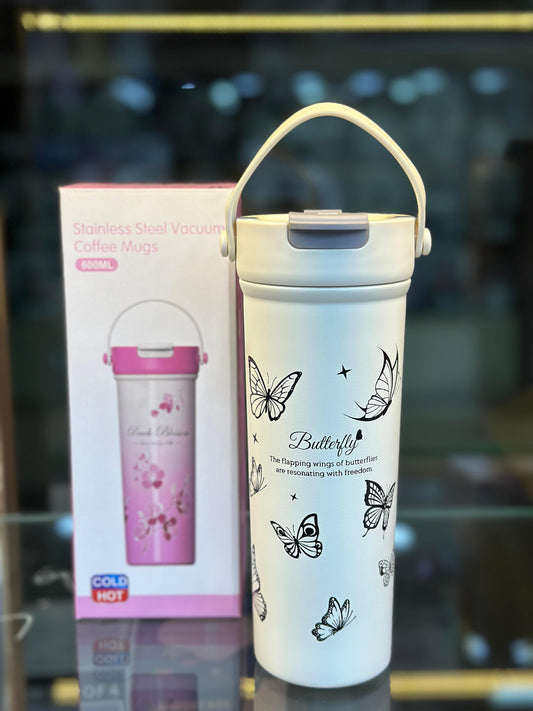 Stainless Steel Insulated Coffee Cup 600Ml