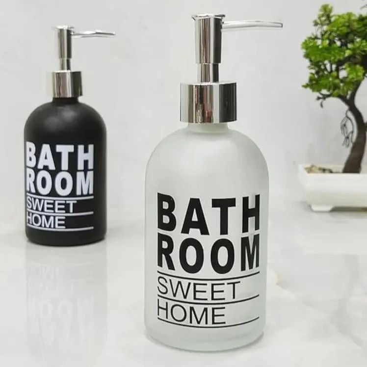 Glass Dispenser for Liquid Soap or Hand Soap Detergent