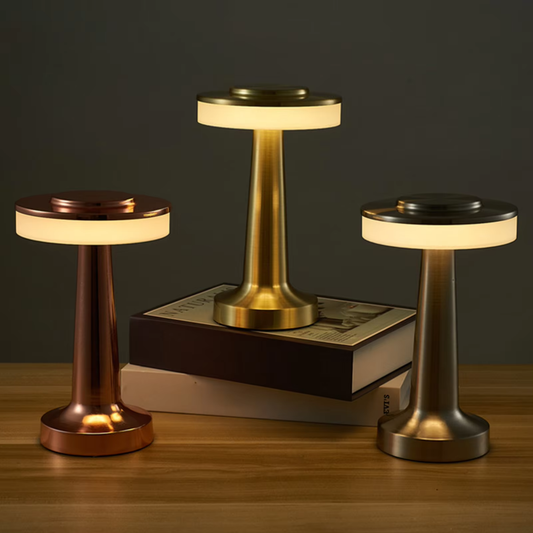 Retro Dumbbell Shaped Night Light 3 Levels Brightness Space