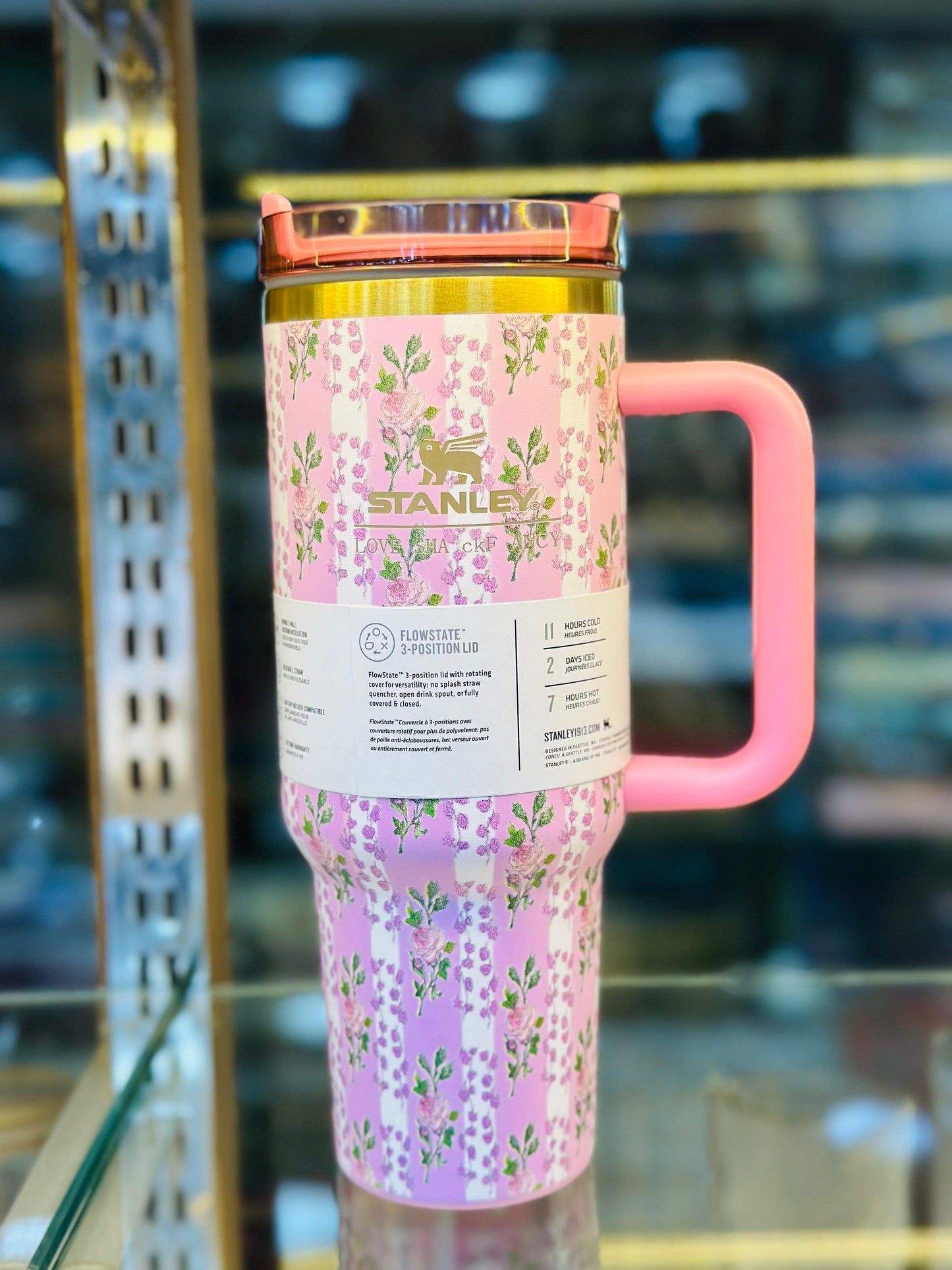 Love Shack X Stanley Quencher 2.0 Tumbler With Steel Straw & Straw Cover | 40oz