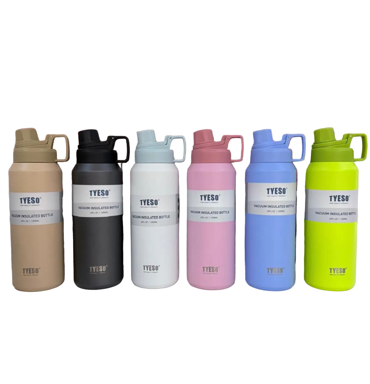 TYESO Double Vacuum Insulated Steel Bottle – 1200ml