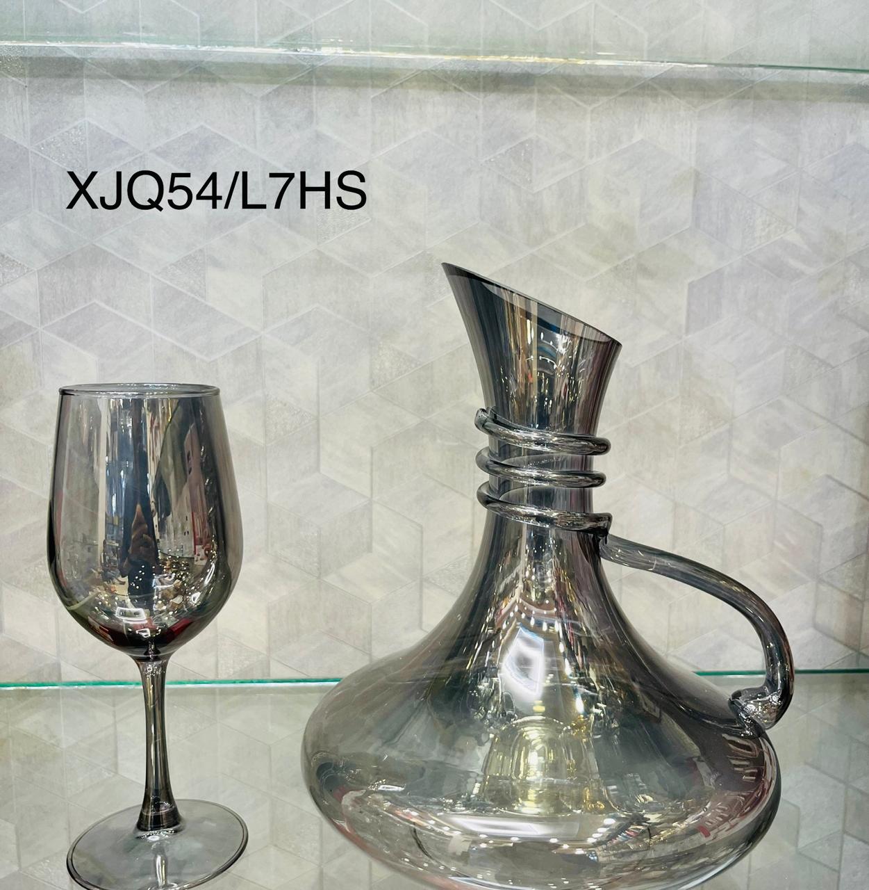 7 Pcs Set Decanter Wine Glasses