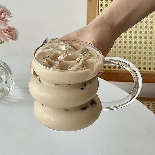 Spiral Borosilicate Coffee & Tea Mug 500Ml